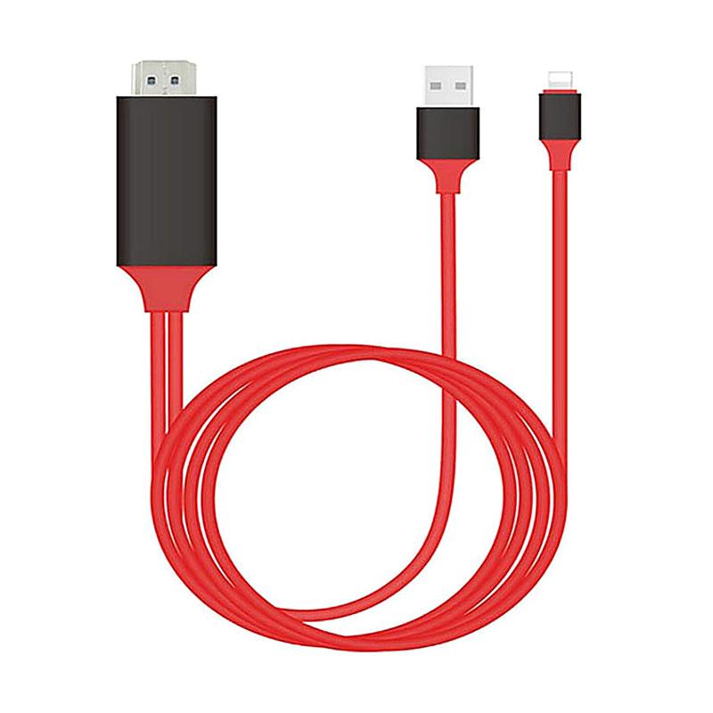 Jual E Accessory 1080p Hdmi Hdtv Cable For Lightning Digital Av Adapter For Iphone 8 7 6s 5s 8plus 8 Pins Usb To Hdmi Line For Ipad Mini Air Pro Online Agustus 2020