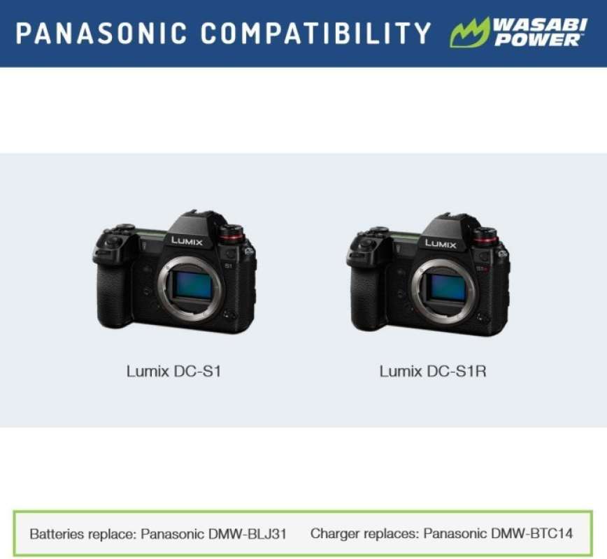 Promo Wasabi Power For Panasonic Dmw-blj31 Dc-s1 Dc-s1h Dc-s1r