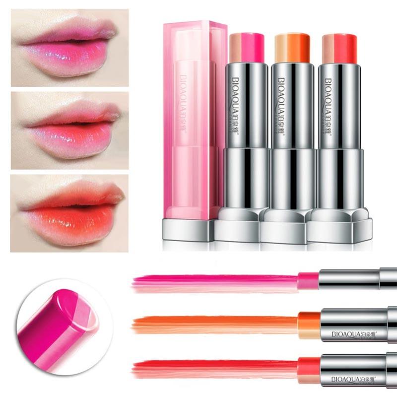 Jual Bioaqua Three Color Gradient Lipstick 3 8 G Tiga Warna Gradasi Online November 2020 Blibli Com