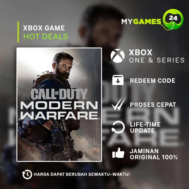 Modern warfare xbox code hot sale