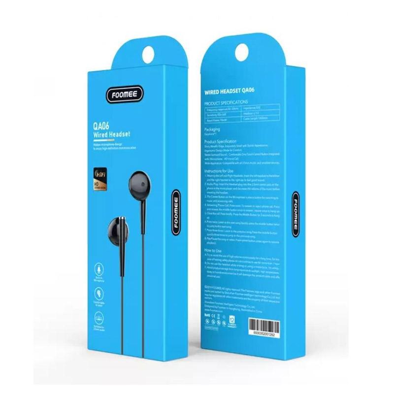 Jual Foomee Qa06 Wired Headset Online Juli 2020 Blibli Com