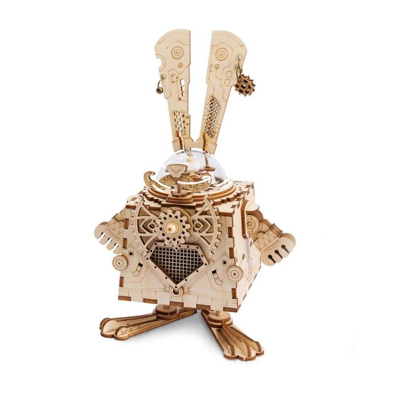 Jual H Ikea Creative 3d Puzzles Diy Wooden Rabbit Shaped Music Box Building Kit Online September 2020 Blibli Com