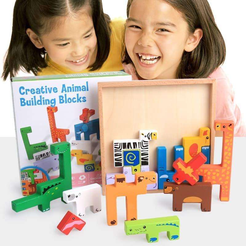 Creative animal outlet building blocks