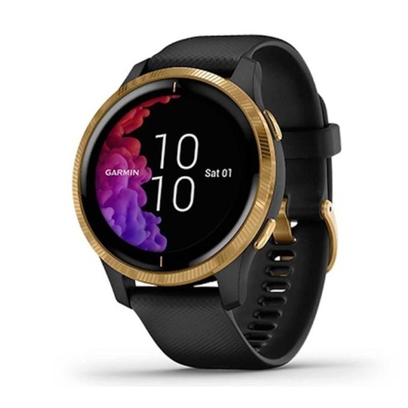 Jual Garmin Venu Smartwatch Black/gold Di Seller Gadget Point