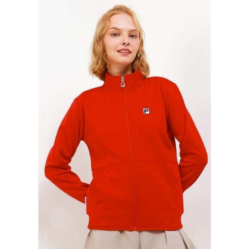 Fila red jacket womens top