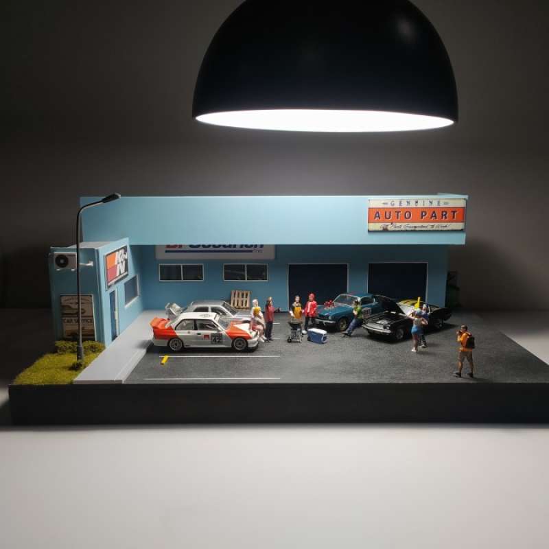 Diorama Diecast Hotwheels Tomica Mini GT 1 64 B5