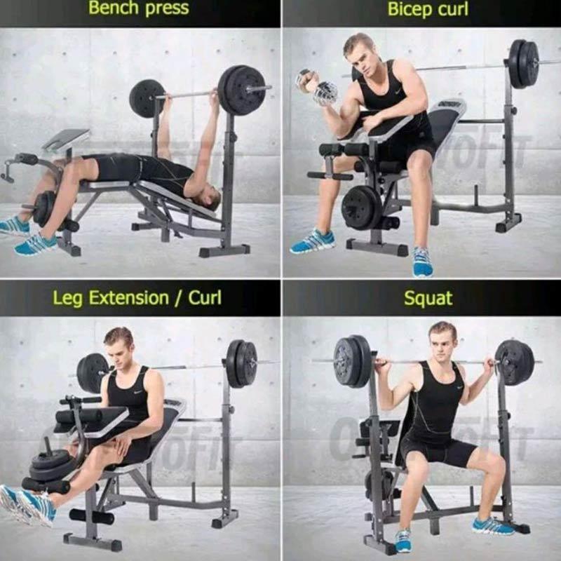 Jual OneTwoFit Bench Press Multi Fungsi Alat Fitness di Seller