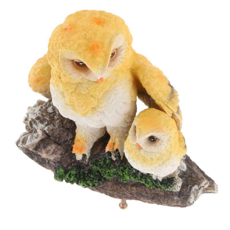 Jual Oem Colorful Resin Cute Owl Animal Fingure Outdoor Home Garden Yard Tree Decor Online Februari 2021 Blibli