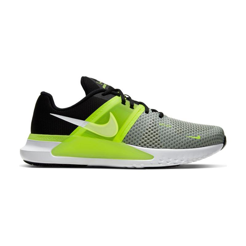 nike training renew fusion trainers in white and pink