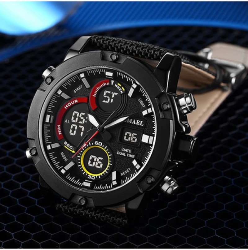 SMAEL Sport 1325 Original Jam Tangan Pria Analog Chronograph
