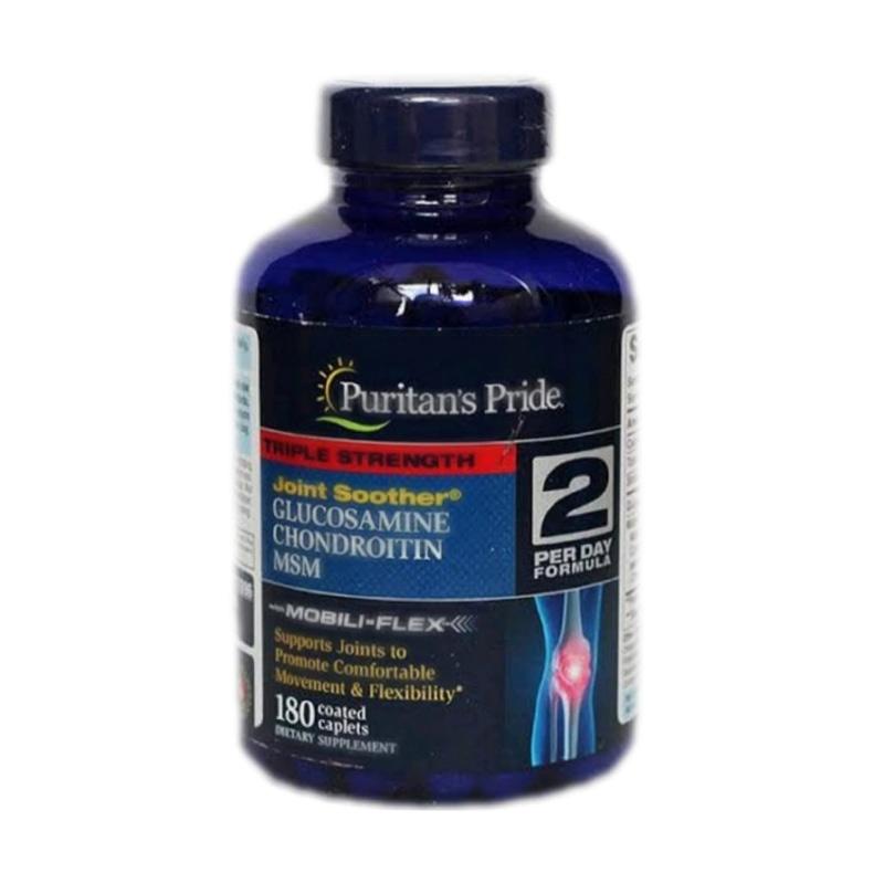 Jual Puritan S Pride Triple Strength Glucosamine Chondroitin Msm 180 Tablet Botol Online November 2020 Blibli Com