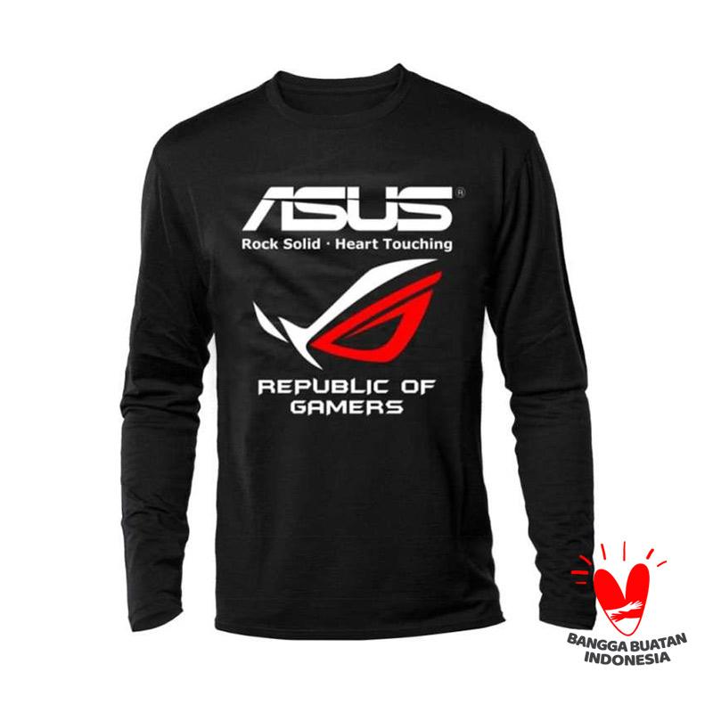 Jual Greatriver Asus Republic Of Gamers Long Sleeve T Shirt Pria Online November 2020 Blibli Com