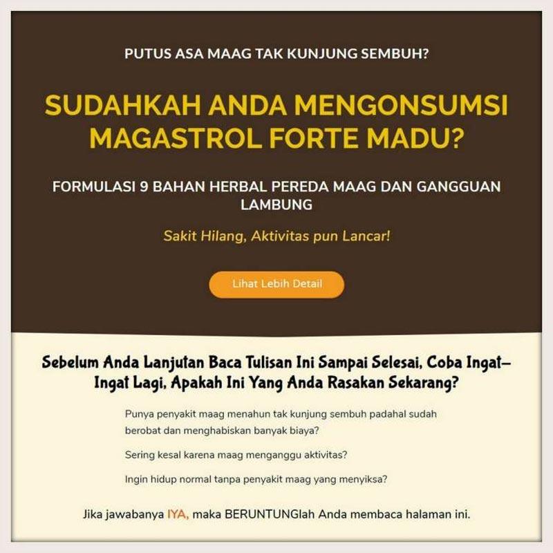 Jual Magastrol Forte Madu Solusi Maag Asam Lambung Gangguan Lambung Dpk Herbsehat Online Februari 2021 Blibli