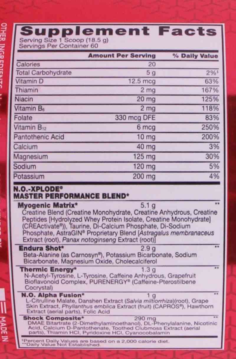No xplode label