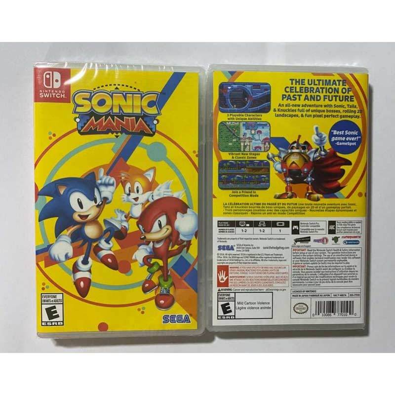 sonic mania nintendo switch