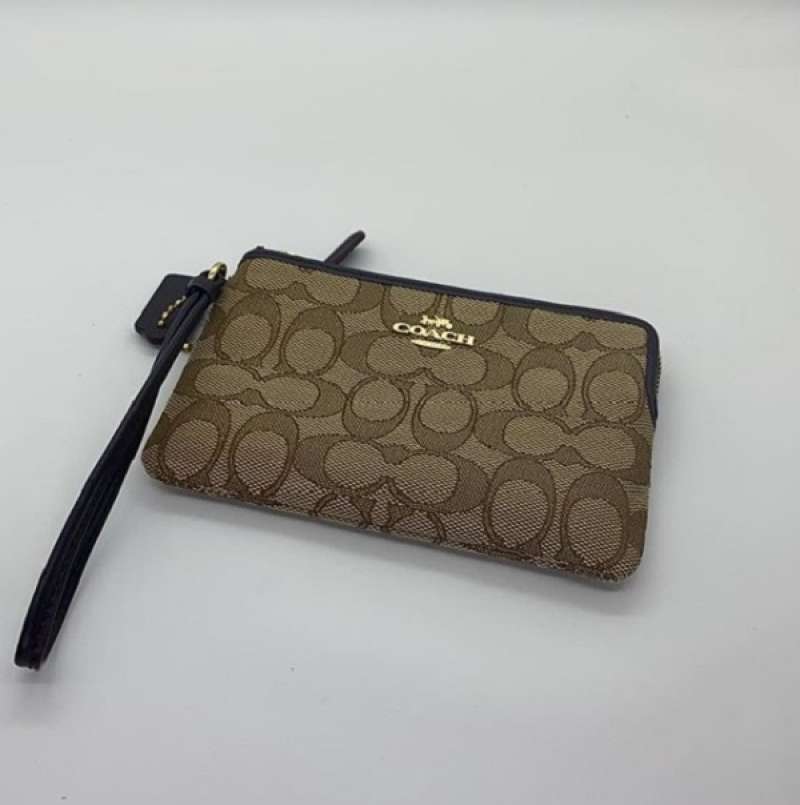 Promo Coach Double Corner Zip Wristlet 