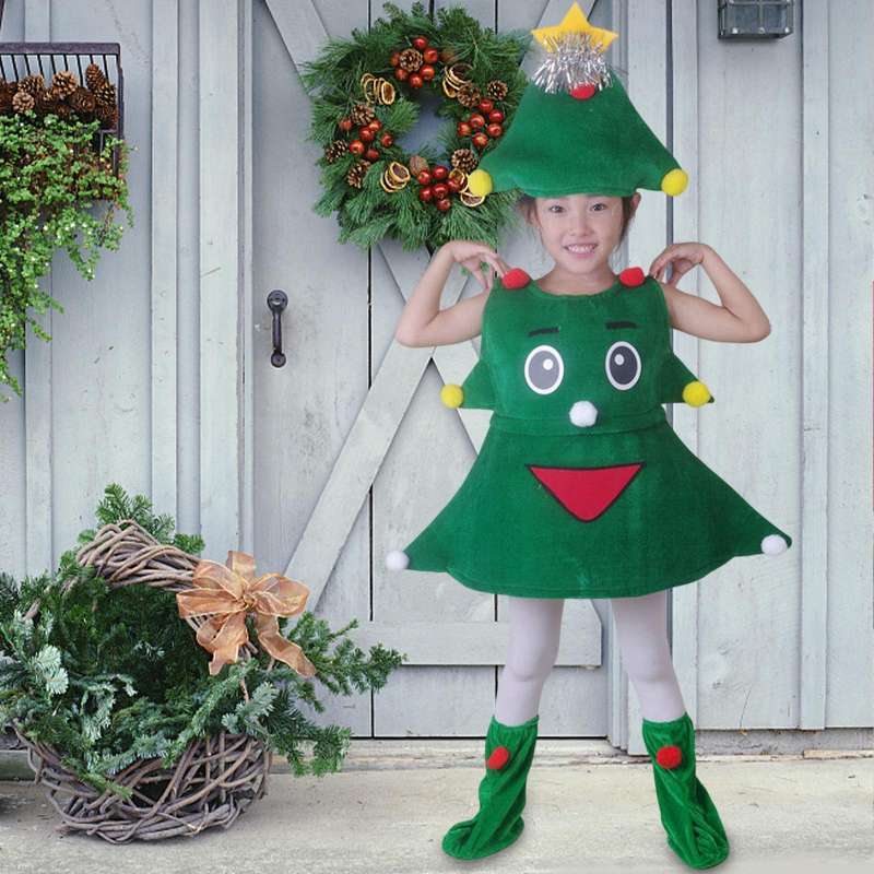 Kids christmas tree clearance costume