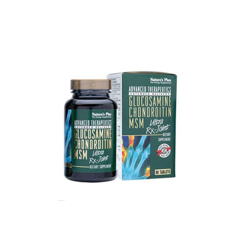 nature s plus glucosamine chondroitin msm ultra rx joint suplemen 90 tablet