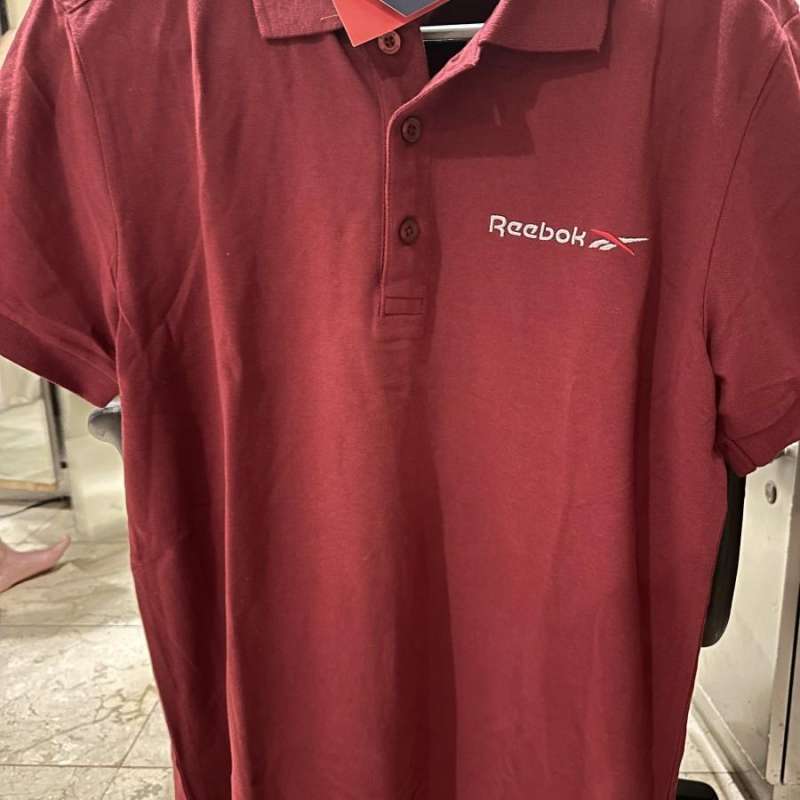 Kaos polo reebok original kaos polo pria