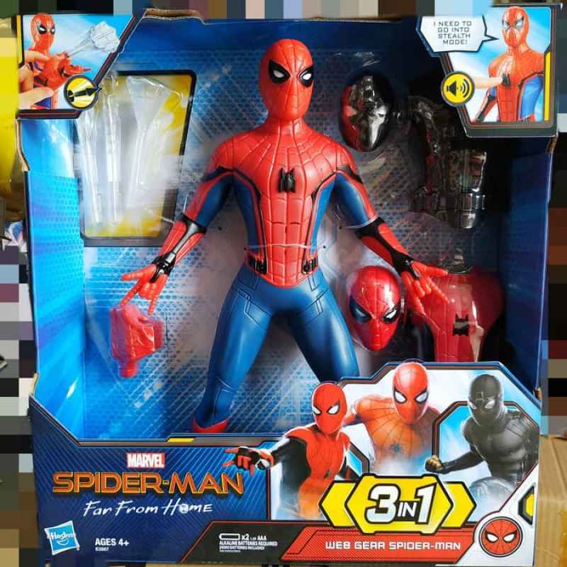 Jual Hasbro Action Figure Marvel Spider Man Far From Home 3 In 1 Online September 2020 Blibli Com