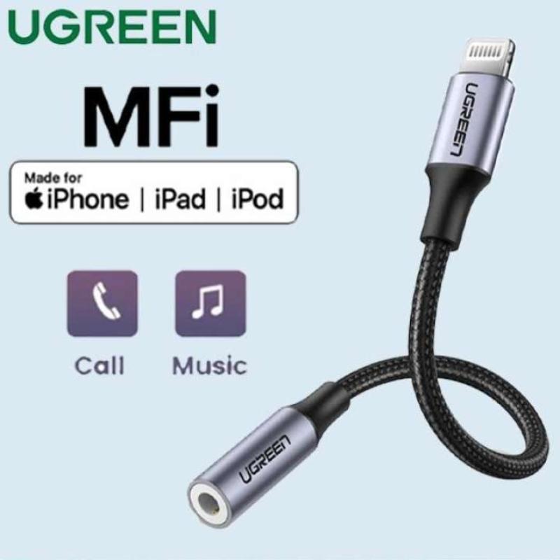 UGREEN Kabel Adaptor MFI Lightning To Headphone Jack