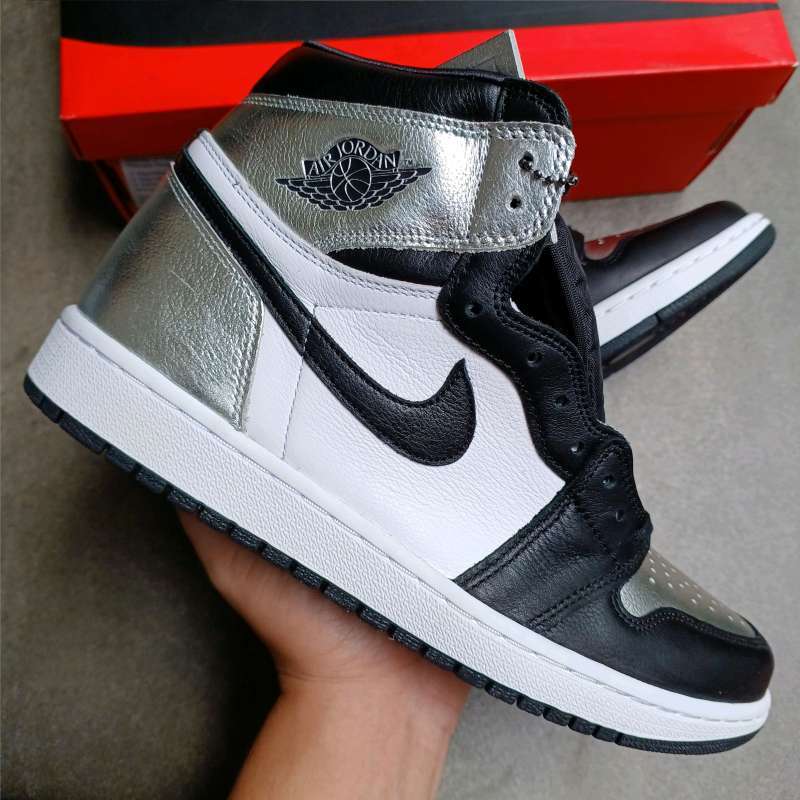 retro high silver toe