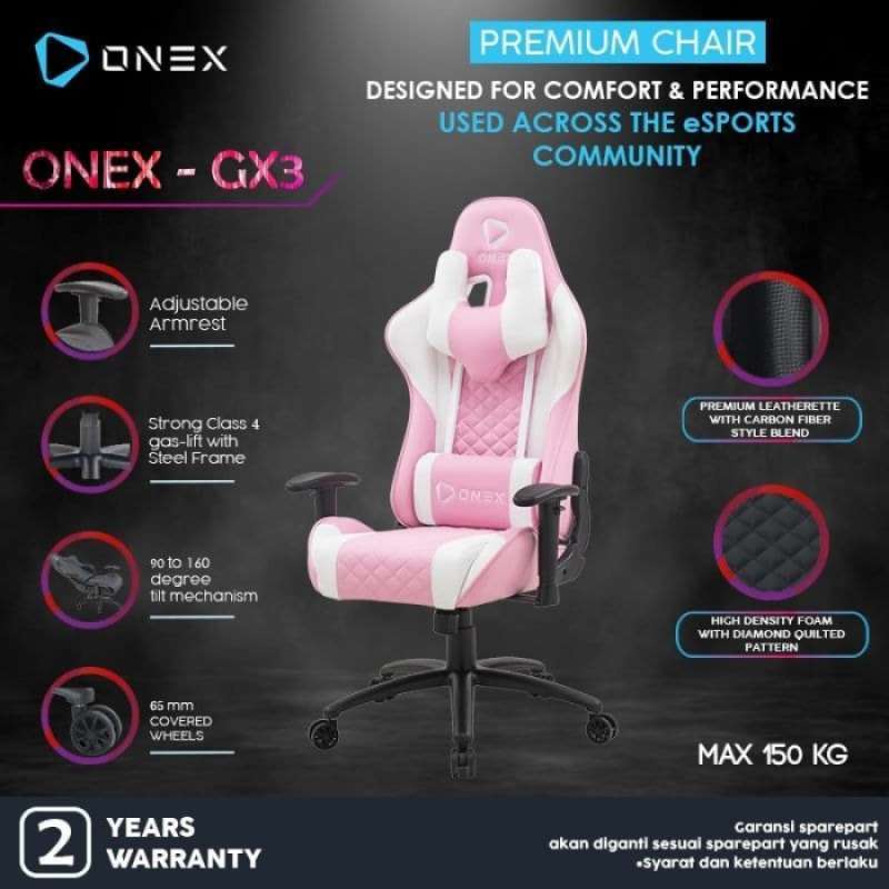 Onex pink hot sale gaming chair