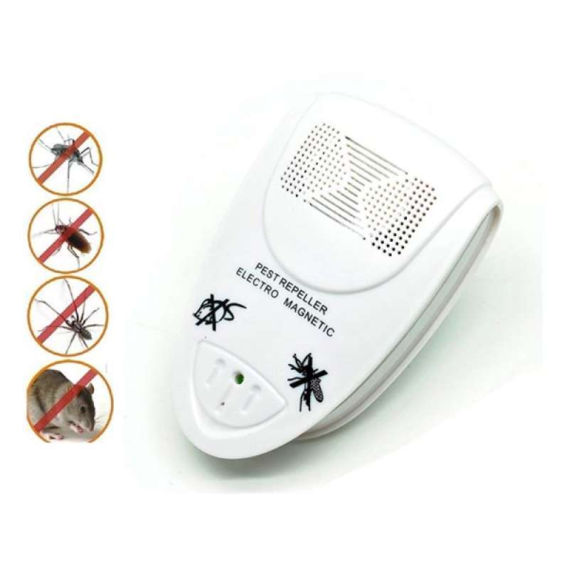 Jual Bug Scare Ultrasonic Rat Pest Control Repeller Anti Nyamuk Hoe0065 White Online Oktober 2020 Blibli Com