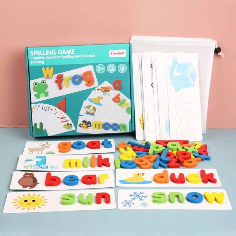 Jual Mainan Anak Edukasi Wooden Alphabet Letter Belajar Membaca Online Oktober 2020 Blibli Com