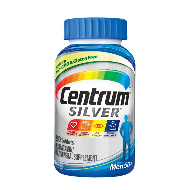 Centrum Silver Men 50 Multivitamin Multimineral 200 Tablets Terbaru Agustus 2021 Harga Murah Kualitas Terjamin Blibli