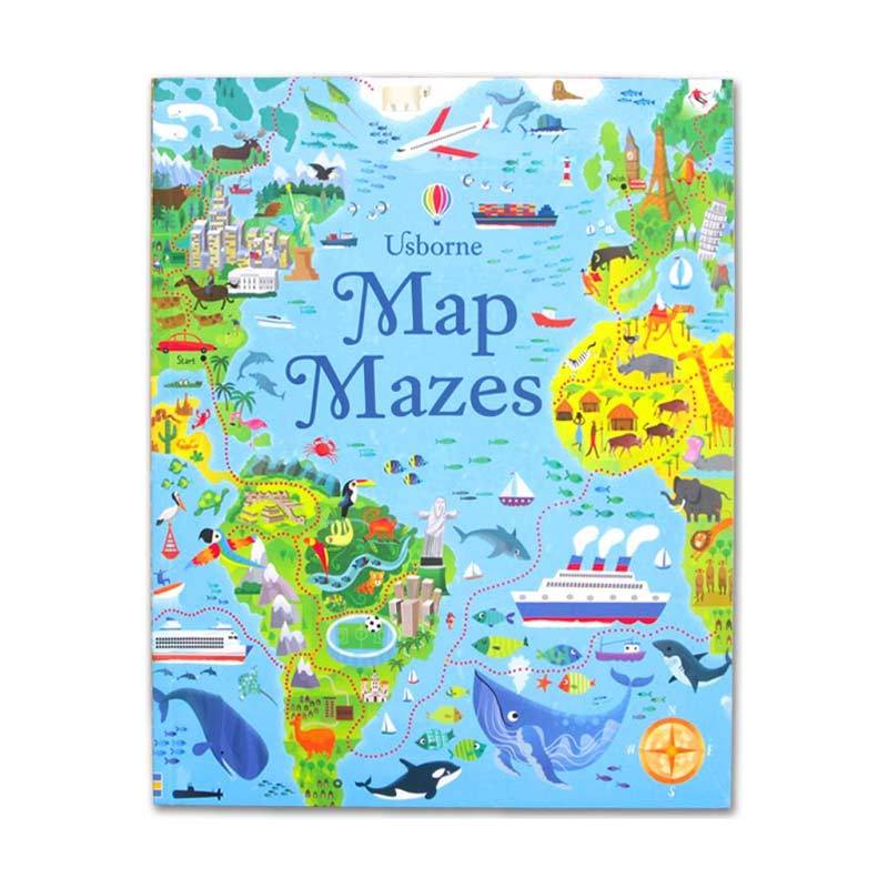 Jual Usborne Map Mazes Book Online November 2020 Blibli Com