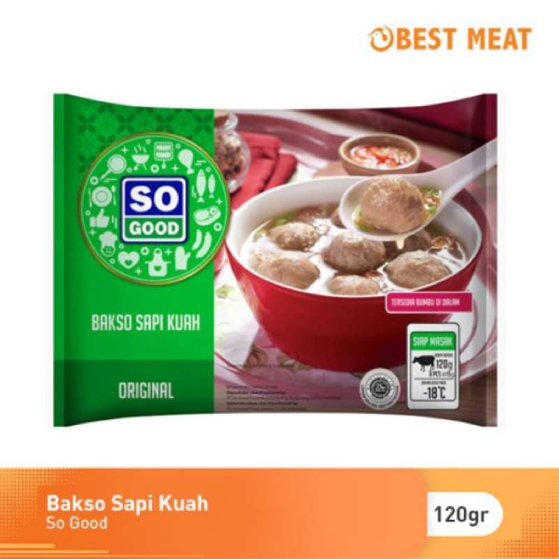 Jual Bakso Sapi Kuah Halal So Good 120 Gr Online November 2020 Blibli Com
