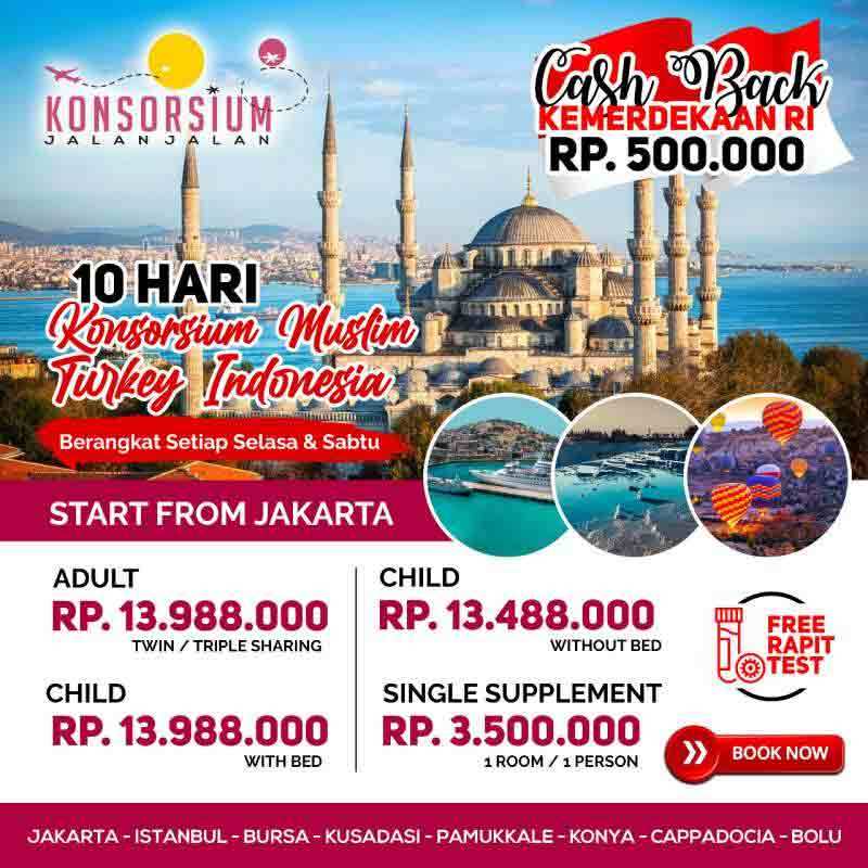 Jual Gunawan Sukses Holiday Konsorsium Turkey Indonesia Tour Luar Negeri 10 Days Online Desember 2020 Blibli