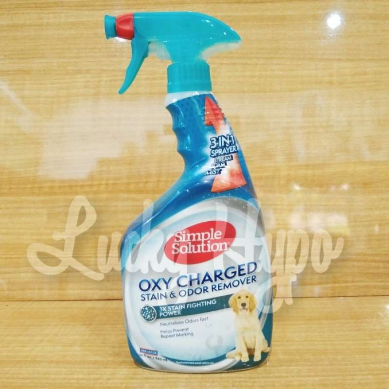 Oxy charged stain clearance and odor remover