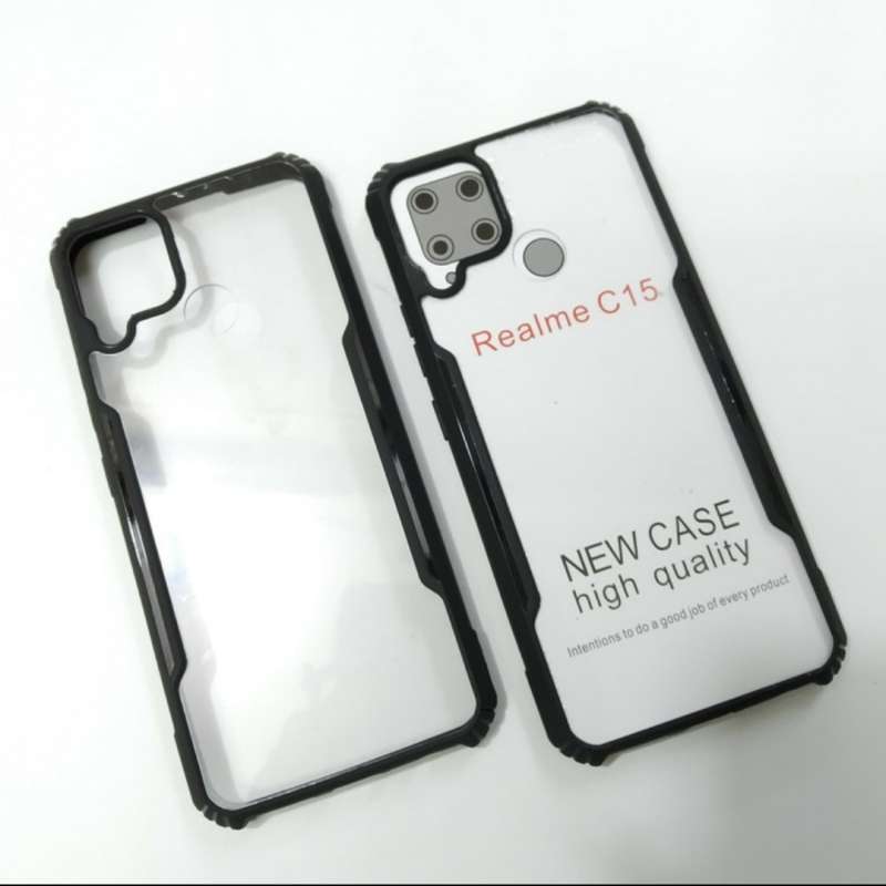 Jual Case Realme C15 Shockproof Armor Tranparent Premium Softcase Online Oktober 2020 Blibli Com