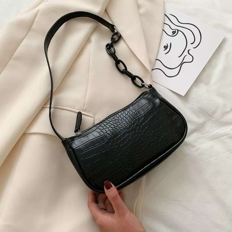 Tas croco bag top
