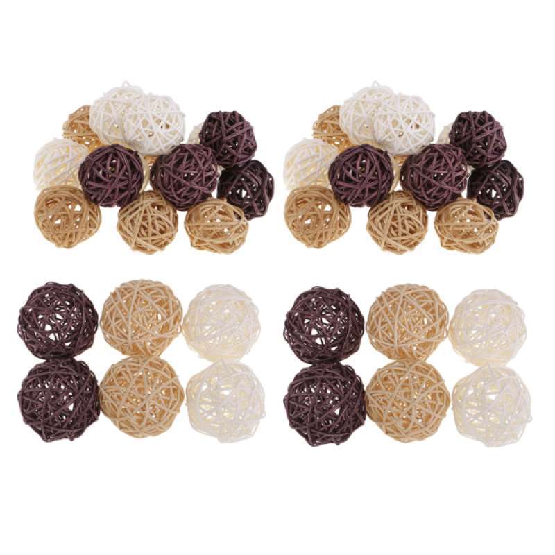 Jual 42x Wicker Rattan Balls Home Christmas Wedding Party Decorative Crafts 3 7cm Online September 2020 Blibli Com,Pillars Decoration In Homes