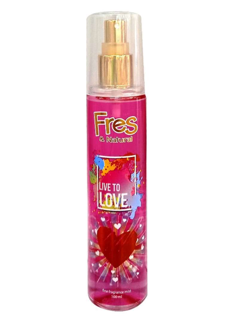 Body Mist Fresh Natural 100Ml Spray Mix Max Pink