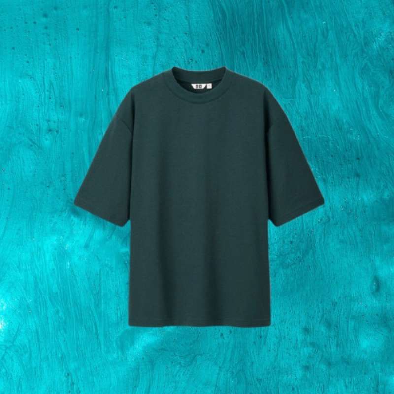 Jual T shirt Kaos Oversized Basic Polos Tanpa Saku Pria Wanita Pola Uniqlo Xl Hijau Tua Di Seller Sangninja Cengkareng Timur Kota Jakarta Barat Blibli