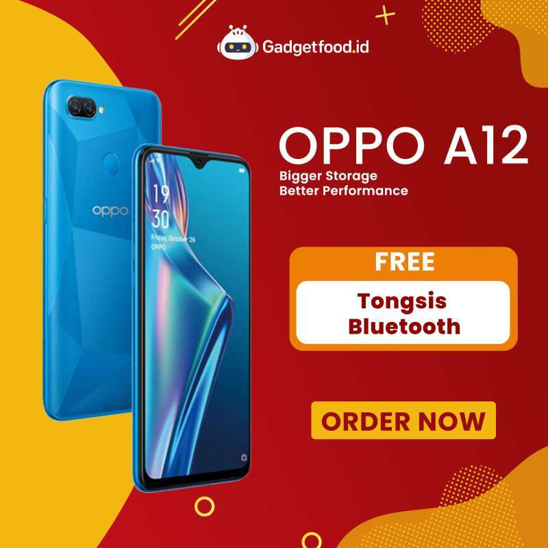 Jual Oppo A12 Ram 3gb 32gb Original Garansi Resmi Terbaru Hp Promo Online Desember 2020 Blibli