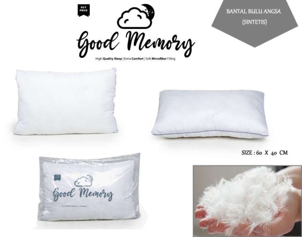 Jual Bantal Bulu Angsa Sintetis Goose Down Synthetic Pillow Di Seller Bos Kiwil Serua Kota Depok Blibli