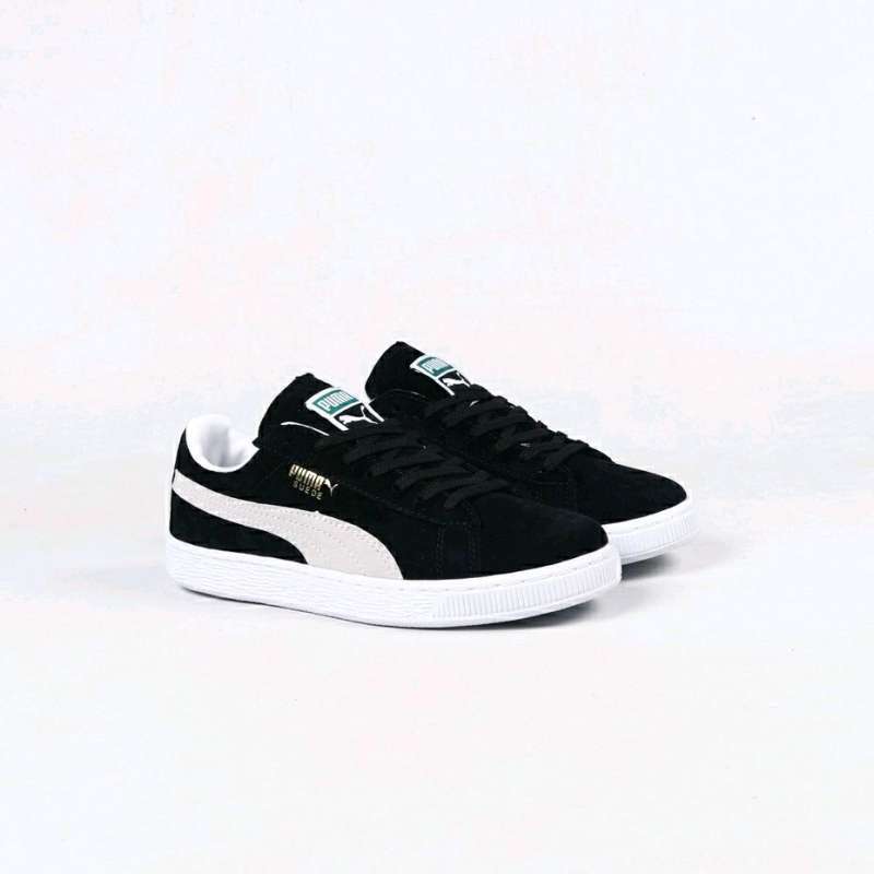 Jual puma shop suede black white