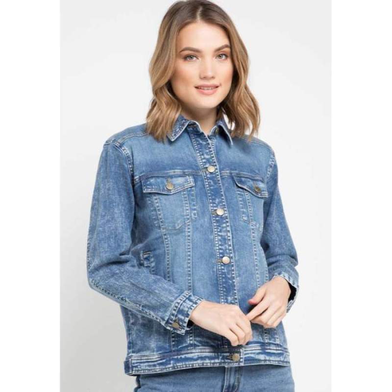 Promo Geela Blue Denim Jacket di Seller 