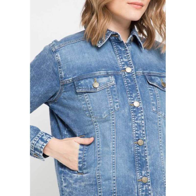 Promo Geela Blue Denim Jacket di Seller 