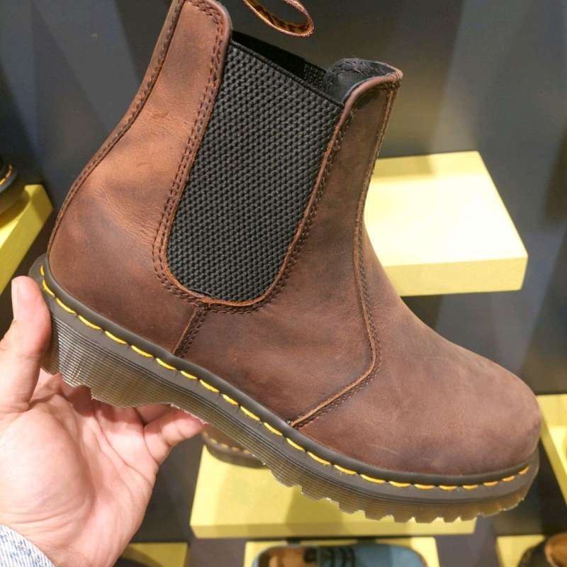 Jual SALE SEPATU DOCMART DR MARTENS CHELSEA 2976 CARAMEL SIZE