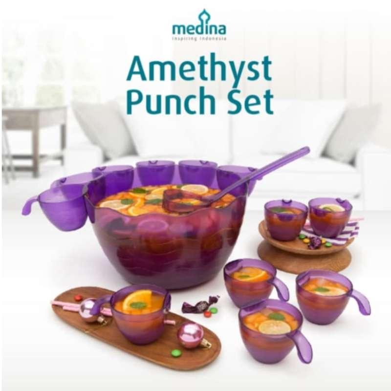 Jual Medina Amethyst Punch Set Wadah Saji Online Desember 2020 Blibli