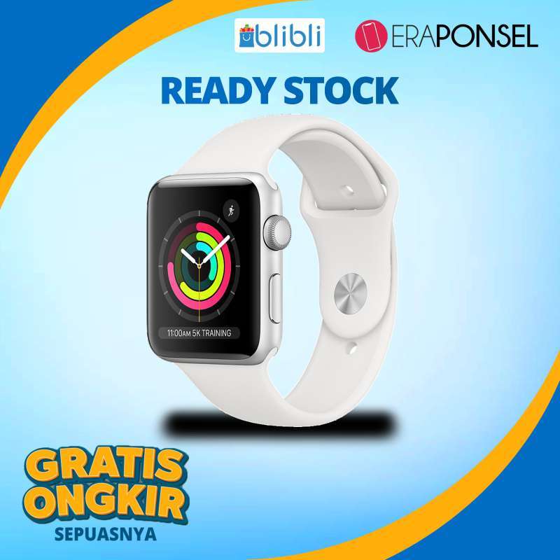 Jual Apple Watch Series 5 40mm Silver Aluminum Case With White Sport Band Gps Garansi Internasional Online Oktober 2020 Blibli Com