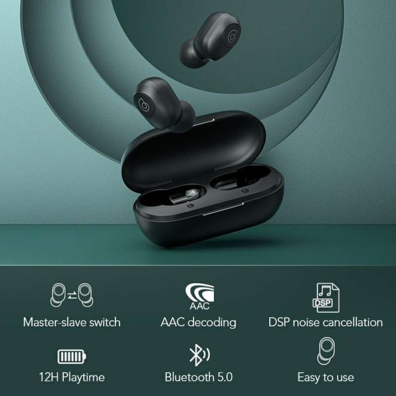 Promo Xiaomi Haylou GT2S TWS Bluetooth Headset AAC DSP Wireless Stereo GT2  S di Seller QUEEN id Official Store - Kab. Tangerang, Banten | Blibli
