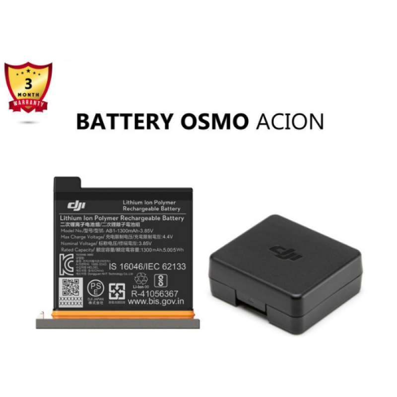 Promo DJI Osmo Action Battery Baterai Battre Original di Seller Dji  Experience Store - Kota Jakarta Pusat, DKI Jakarta | Blibli