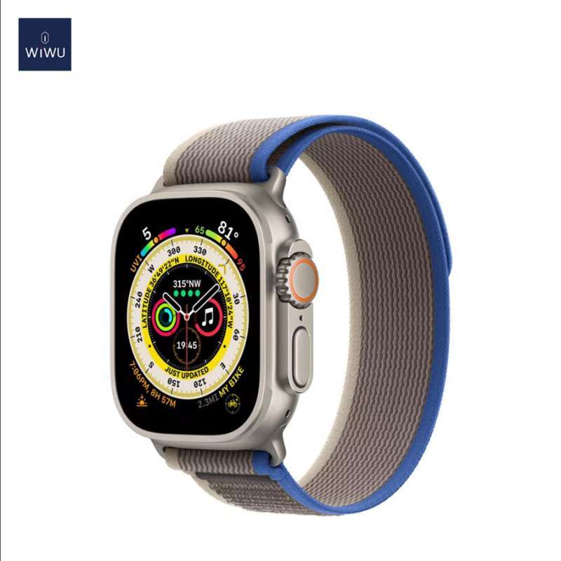 Strap Apple Watch SE Ultra 44mm 45mm 49mm WIWU Trail Loop Band  Tali Wrist 44 45 49 mm